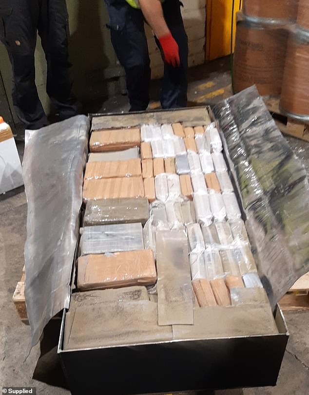Police allege the cocaine was concealed in the base of an industrial generator
