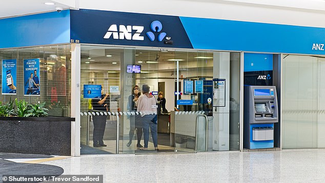 With inflation set to soon hit the worst level in 32 years, ANZ has updated its forecasts to have the Reserve Bank cash rate more than doubling from 1.35 per cent now to a 10-year-high of 3.35 per cent on Melbourne Cup Day (pictured is the Seven Hills branch in Sydney's west)