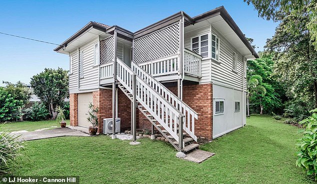 In Brisbane, this couple would be able to buy a house at Tingalpa, 13km from the city, where $895,324 is the mid-point house price (pictured is a house that recently sold for $900,500)