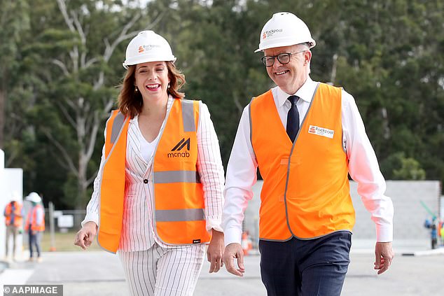 On his trip to Queensland Mr Albanese also visited an aged care centre under construction and vowed to improve the sector