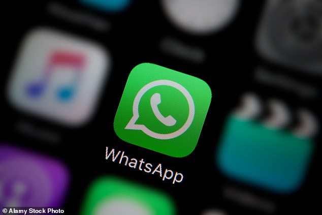 Ms Lenton had received a message on WhatsApp from someone pretending to be her son